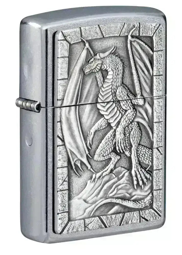 Zippo Lighter - Drage 2 Emblem - Game-On.no