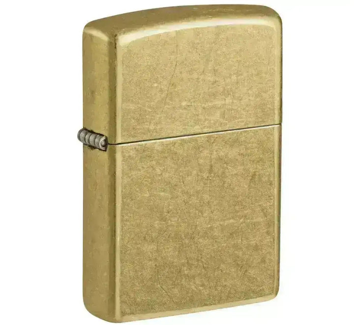 Zippo Lighter - Klassisk Street Brass - Messing Lighter - Game-On.no