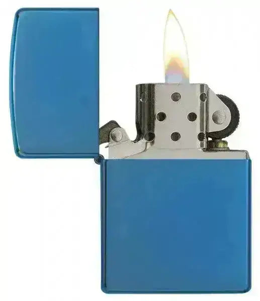 Zippo Lighter - Sapphire Blå - Game-On.no
