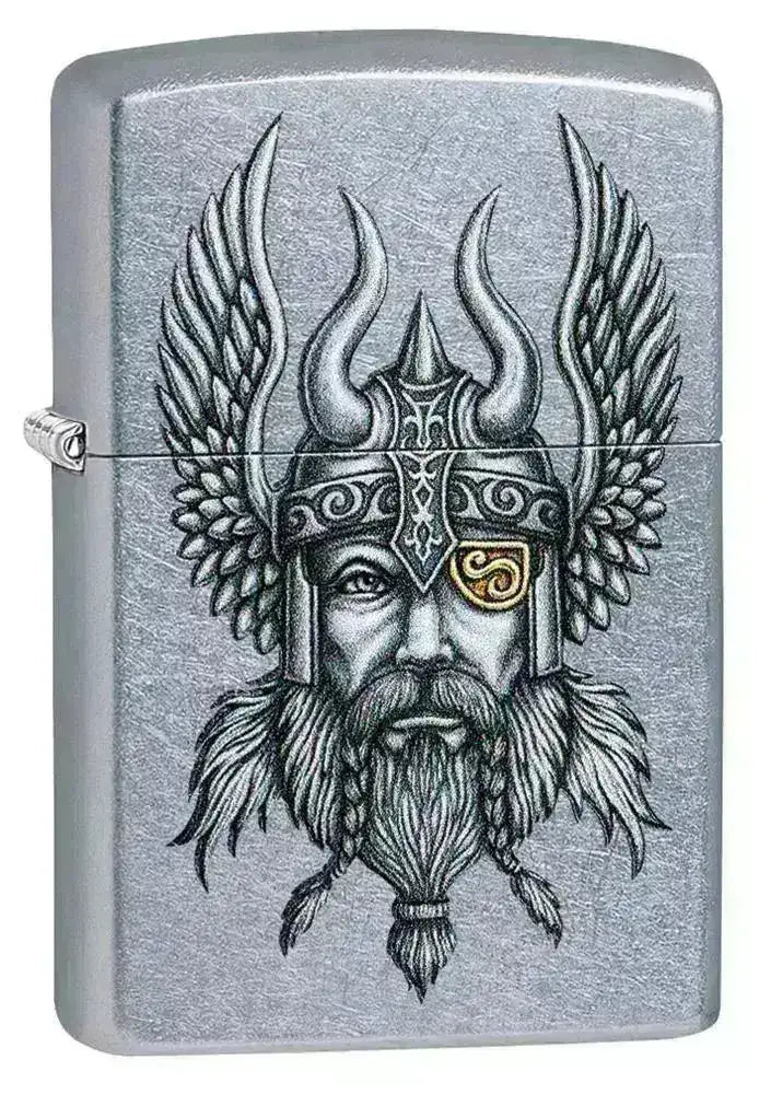 Zippo Lighter - Viking Warrior Design - Game-On.no