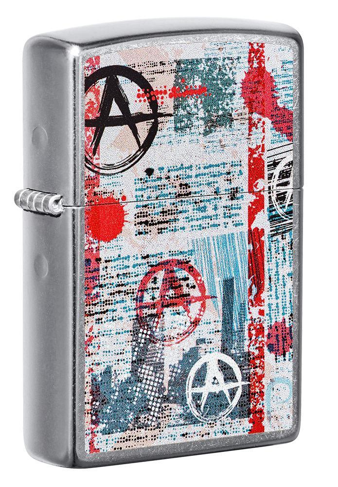 Zippo - Street Art Anarchy Motiv - gameon.eu